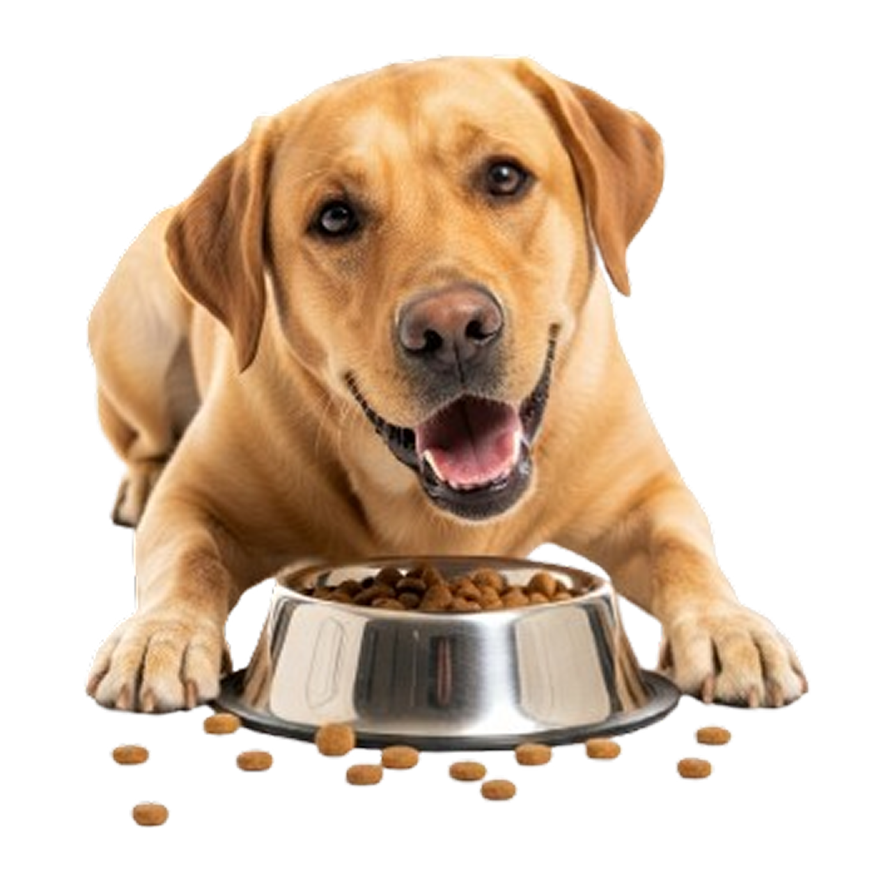Cachorro com ração