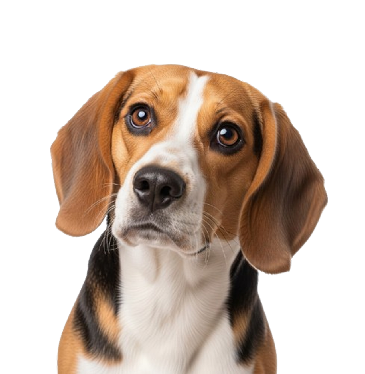 Cão com cara de dúvida